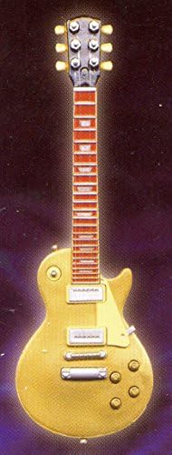 Konno Sangyo Musical Miniatures Toy Collectible Guitar Memories Series 2 Electrical Style Gold Color Normal