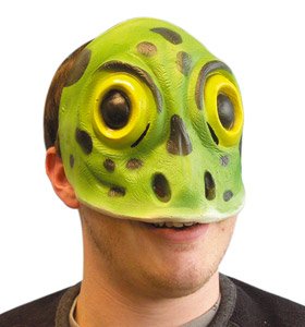 Childrens Toyshop  Toys : Mask - Rubber Frog (mouth free)
