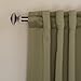 Best Home Fashion Premium Blackout Curtain Panels - Solid Thermal Insulated Window Treatment Blackout for Bedroom - Back Tab & Rod Pocket – Olive - 52