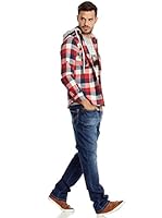 Pepe Jeans London Camisa Hombre Times Ip (Rojo)