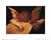 (10x12) Rosso Fiorentino Musician Angel Art Print Poster