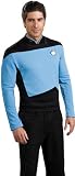 Mens Star Trek Next Generation Deluxe Blue Shirt