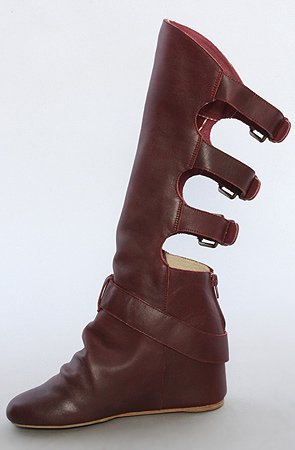 80%20 The Cody Buckle Back Hidden Wedge Boot in Ox Blood,Shoes for Women from 80%20