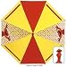 Sesame Street ELMO children kid Red Yellow Vinyl UMBRELLA NEW