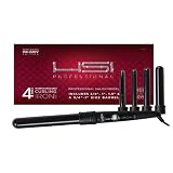 HSI Professional Curling Iron Set. Professional Salon Model, Free Glove included with curling wand
