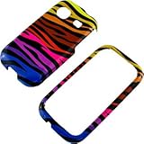 Rainbow Zebra Stripes Protector Case for Samsung Trender M380