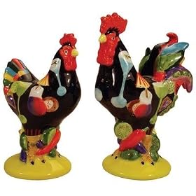 Poultry In Motion Cocktails Salt and Pepper Shakers by Poultry In Motion