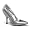 Silver Pearlized Glitter Patent