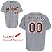Personalized Detroit Tigers Replica Road Jersey