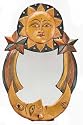 All Natural Handmade Mirror - Sun and Moon Design