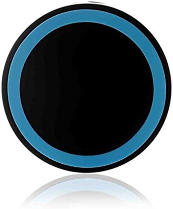 PowerBone Qi Enabled Qi Wireless Charger Mini Charging Pad Station for All Qi Standard Compatible Devices Including Nexus 5, Nexus 7(2013) , Nexus 4,Nokia Lumia 1020/ 920/928, MOTO Droid Maxx/Droid Mini,HTC Droid DNA, HTC Rzound,Blackberry Z30,Pentax WG-III camera,Samsung, Google, LG, HTC and Other Qi-Enabled Phones and Tablets with Receivers (AC Adapter Excluded)Blue on Black