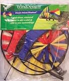Go Fly A Kite- Wind Designs - Windwheel Garden Spinner - Classic Deluxe 3 Wheel Pinwheel