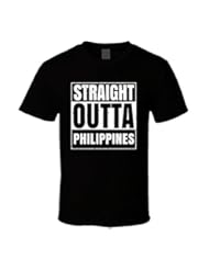 Apparel: Straight Outta Philippines Nouns Parody T Shirt M Black