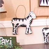 On Safari Zebra Wall Hanging