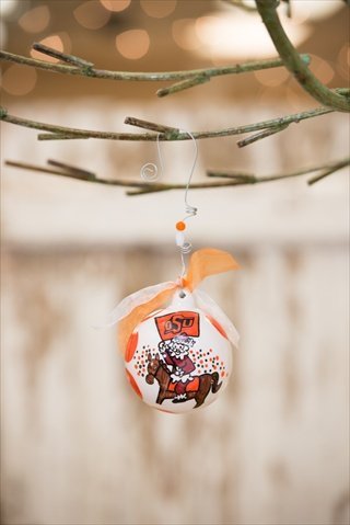Glory Haus 42000218 Oklahoma State Ball Ornament Pack of 2 Glory Haus 42000218 Oklahoma State Ball Ornament Pack of 2
