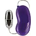 Ultra Powerful Vibrating Universal Bullet (Purple) - Multi Speed remote with Silver egg Bullet