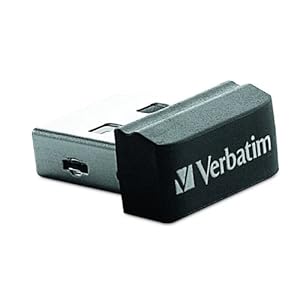 Verbatim Store n Stay 8 GB USB 2.0 Flash Drive 97463 (Black)