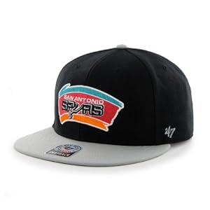 NBA San Antonio Spurs Big Shot Snapback Adjustable Cap, One Size, Black