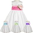 Little Girls Special Occasion WHITE Dress KIDS DREAM Flower Girl Wedding 2-14