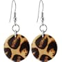 Circular LEOPARD Earrings