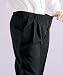 Elastic Pants - Unisex Elastic Waist Tuxedo Pants, Black, Medium