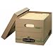 Bankers Box Stor/File 100% Recycled Basic-Duty Storage Boxes with Lift-off Lid, Letter/Legal, 12 pack (1277601)