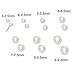 Round White Freshwater Cultured Pearl Stud Earrings in 14k White/Yellow Gold/Sterling Silver