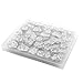 MSmask Lovely 24 Sheets 3D White Flower Manicure Nail Art Sticker Tips Decoration