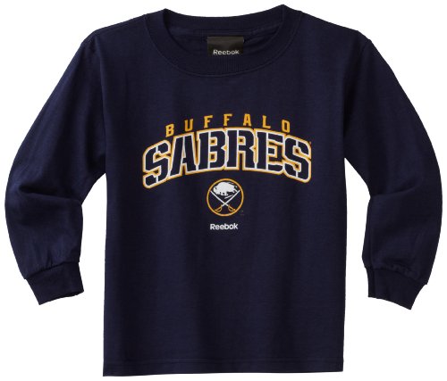 NHL Toddler Buffalo Sabres Framework L/S Team Color Tee - R4P26Glbb (Navy, 4T)