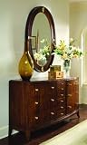 591-130 Bob Mackie Home Signature 10-Drawer Dresser shown with optional Mirror