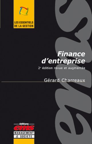 Finance d'entreprise Finance d'entreprise