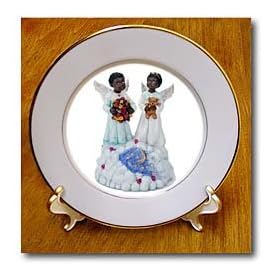 African-American angels - 8 Inch Porcelain Plate