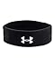 Under Armour Performance Headband, Black (001)/White, One Size Fits All