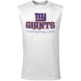 Reebok New York Giants White Youth Rough Gloss Muscle T-shirt