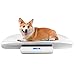 ONETWOTHREE Digital Pet Scale to Measure Dog and Cat with 3 Weighing Modes(kg/oz/lb), 220 Pound (lbs) Capacity with Precision of 0.35OZ,3Colors3Sizes(White 23.6,Blue 27.5,Black 25.6 17.7inch)