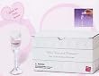 Pack of 24 "White Lace & Promises" Champagne Glass Wedding Favor Bubbles #31667
