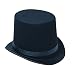 New Deluxe Black Magician Butler Formal Costume Top Hat