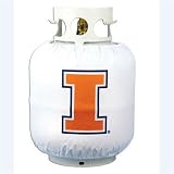 Illinois Fighting Illini NCAA Barbeque Grill Tank Cover (9.5x12.2 )