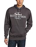 MLB Men's Seattle Mariners Property Of Long Sleeve Hooded Fleece Pullover (Pro Granite, X-Large)