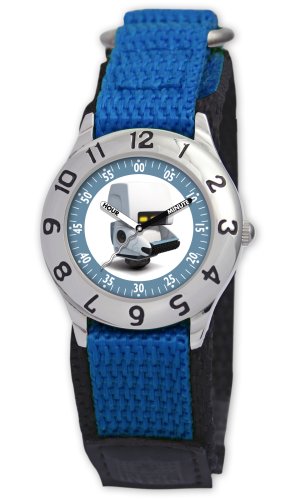 Click To Disney Kids' D022S501 WALL-E Eve Time Teacher Blue Velcro Watch Details... Disney Kids' D022S501 WALL-E Eve Time Teacher Blue Velcro Watch