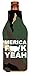 Funny Guy Mugs 'Merica Yeah Collapsible Neoprene Bottle Coolie - Drink Cooler