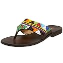 Mia Women's Geri  Beaded Thong Slide