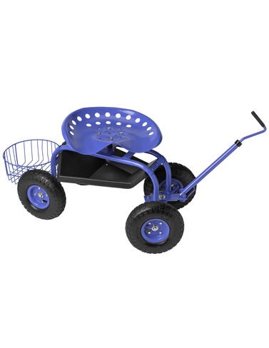 Deluxe Tractor Scoot with Bucket Basket