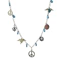 Multi Charm Necklace - Goldtone