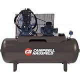 - Campbell Hausfeld Electric Stationary Air Compressor - 7.5 HP, 24.3 CFM @ 175 PSI, 230 Volt Single Phase, Model# CE7005