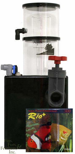 AquaC EV-180 Protein Skimmer w JG Fitting + Rio 3100 Pump