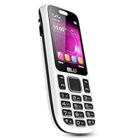 BLU T172T Jenny Unlocked Quad-Band Dual SIM Phone with Camera, BLUetooth, Analog TV, microSD Card Slot and MP3 Player - White