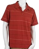 Nautica Jeans Men's Short Sleeve Slub Jersey Stripe Polo