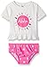 Osh Kosh Baby Girls' Peplum Short Sleeve Rash Guard Set