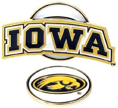 Iowa Hawkeyes Slider Hat Clip W/ Golf Ball Marker - Ncaa College Athletics